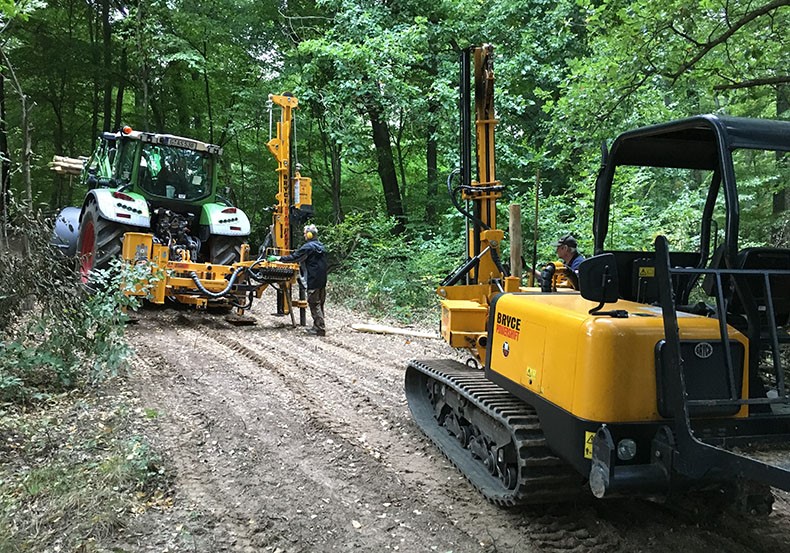 Leitmontage Zaun selber bauen